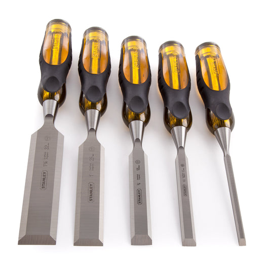 Stanley 2-16-269 FatMax Thru Tang Chisel Set (5 Piece)