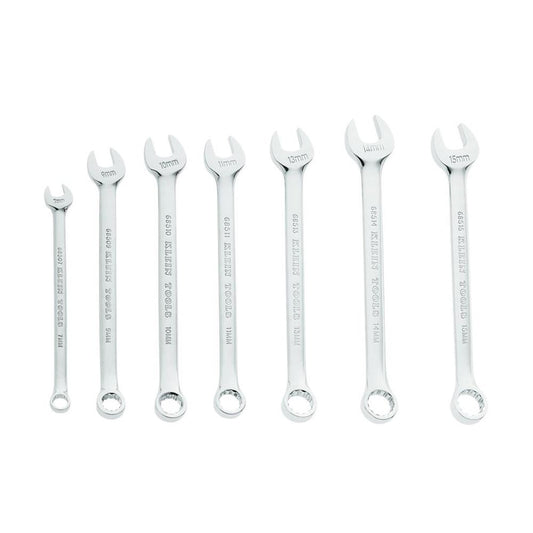 Klein 7 Piece Metric Combination Wrench Set