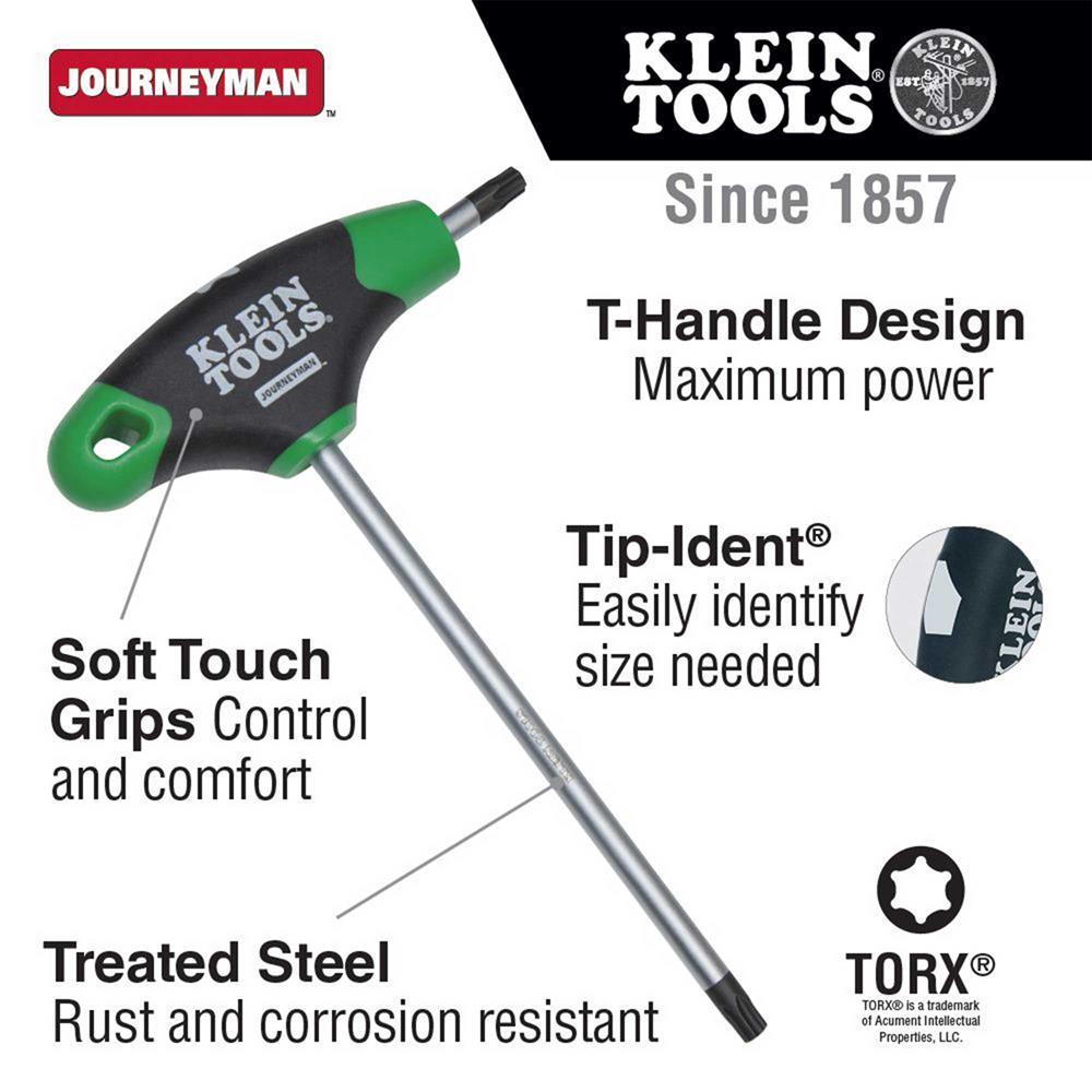 Klein T-handle Ball-end Hex Keys - Torx