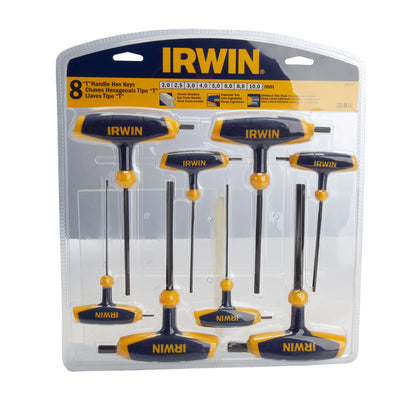 Irwin T10771 T Handle Hex Key Set 2-10mm (8 Piece)