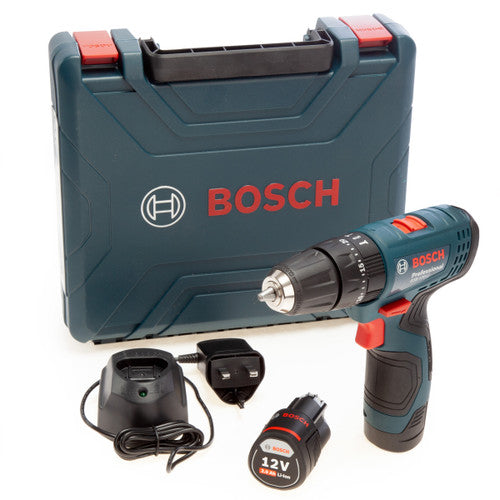 Bosch GSB 120-LI Professional 12V Combi Drill (2 x 2.0Ah Batteries)